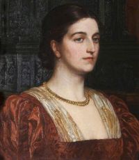 Corbet Edith Lady Adelaide Chetwynd Talbot 1844 1917 Gräfin Brownlow 1885 Leinwanddruck