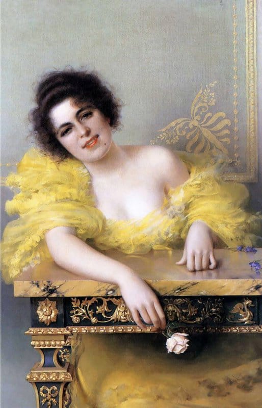 Corcos Vittorio Matteo Portrait Of A Young Woman 1896 canvas print
