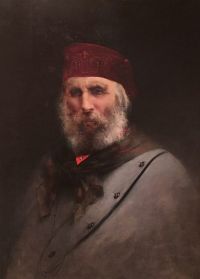 Corcos Vittorio Matteo Portrait Of Giuseppe Garibaldi