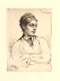 미스 로사 코더 1880의 코더 로사 프랜시스 초상화