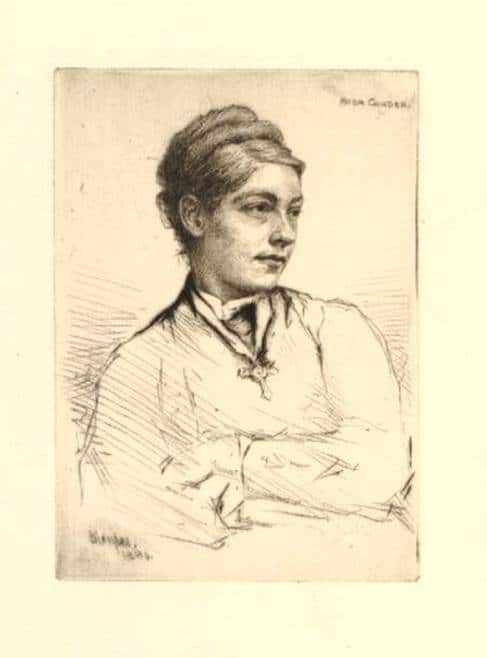 Corder Rosa Frances Portrait Of Miss Rosa Corder 1880 canvas print