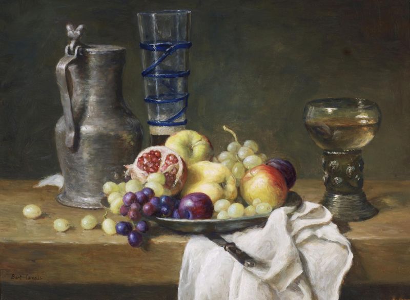 Cornelis Bart Still Life With Fruit canvas print