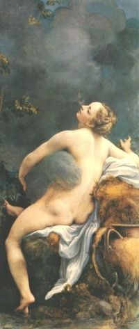 Corregio Zeus And Io canvas print