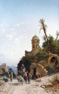 Corrodi Hermann David Salomon auf dem Weg nach Jerusalem
