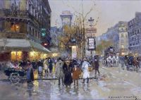 Cortes Edouard Leon City Of Light Paris canvas print