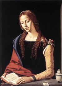 Cosimo St Mary Magdalene 1490s canvas print