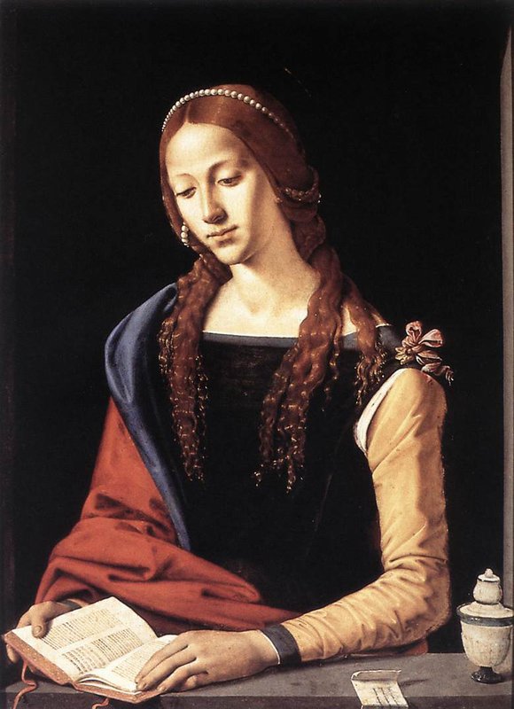 Cosimo St Mary Magdalene 1490s canvas print