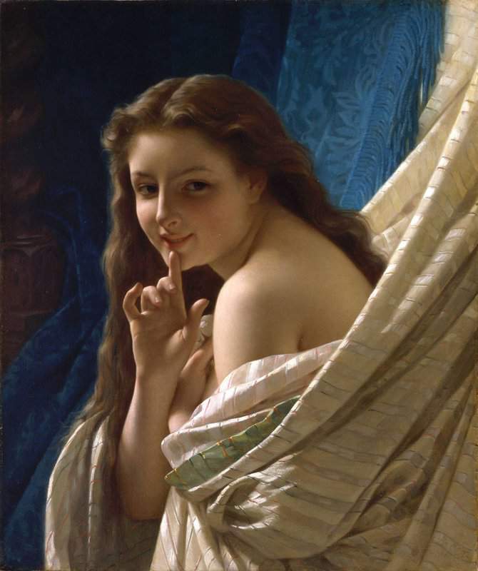 Cot Pierre Auguste Portrait Of A Young Woman 1869 canvas print