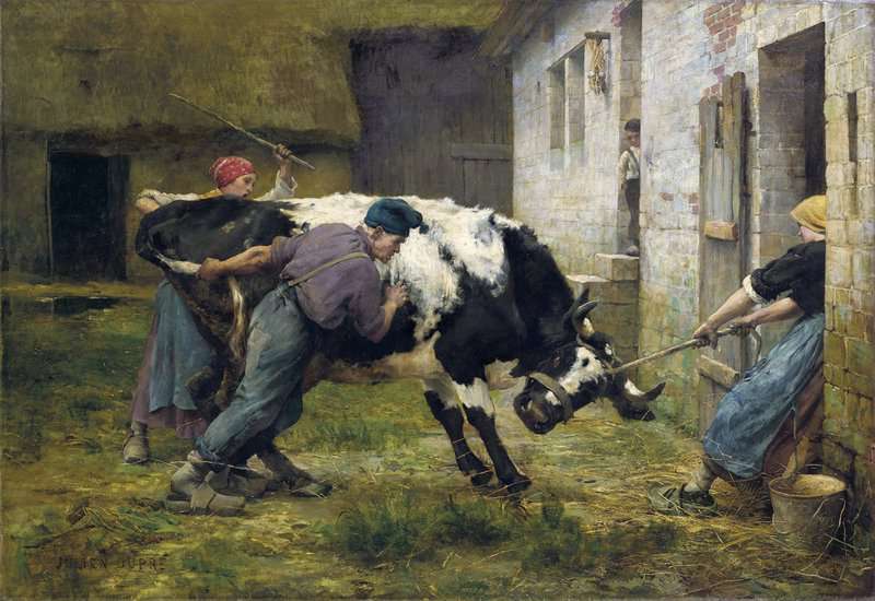 Cotard Dupre Dans La Ferme Ca. 1886 canvas print
