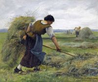 Cotard Dupre The Reapers 1886 canvas print