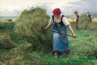 Cotard Dupre The Reapers 1893 canvas print