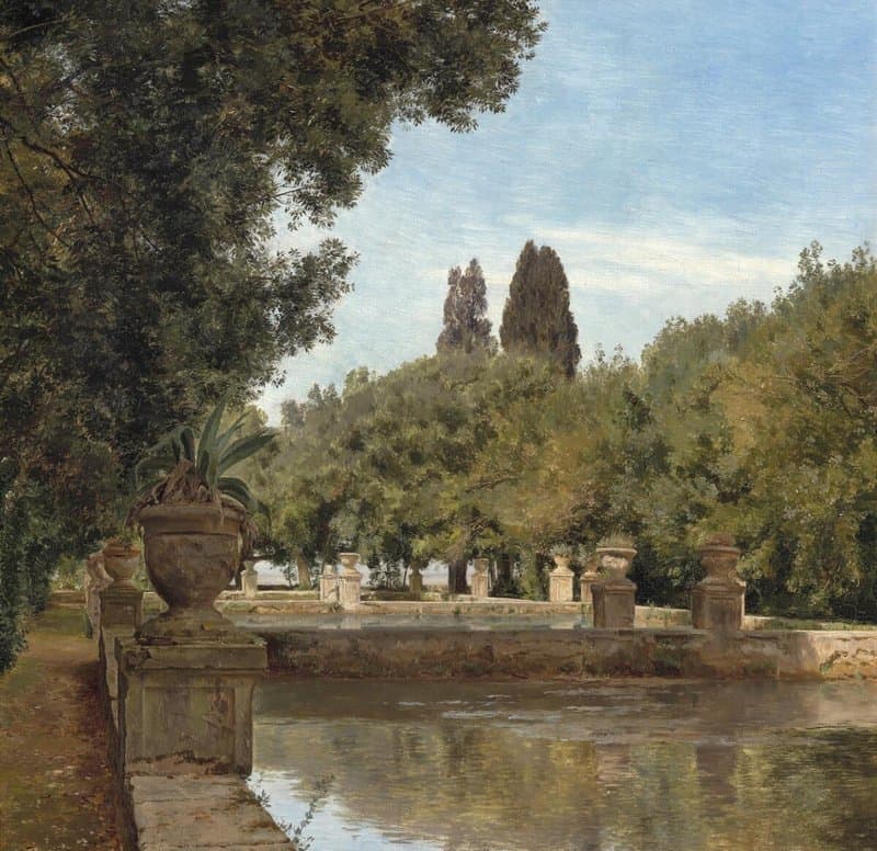 Cour Janus La From Villa D Este. A Summer Day 1898 canvas print