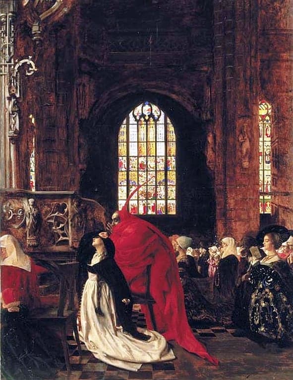 Cowper Frank Cadogan Margaret Tormented By The Evil Spirit 1919 canvas print