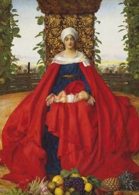 Cowper Frank Cadogan Our Lady Of The Fruits Of The Earth 1917 1 canvas print