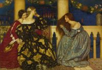 Cowper Frank Cadogan Venetian Ladies Listening To A Serenade 1909 canvas print