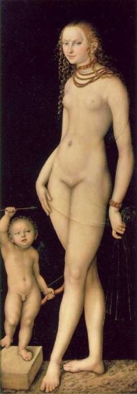Cranach Lucas The Elder Venus And Cupid canvas print