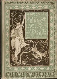 كرين والتر كتاب رائع للفتيات والفتيان كاليفورنيا. 1893 طباعة قماشية