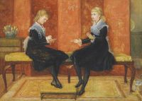 Crane Walter Violet und Lily, die Töchter von Edmund Routledge, ca. 1870er Jahre