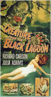 Creatura dalla laguna nera 1954 poster del film