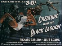 Creature From The Black Lagoon Movie Poster canvas print