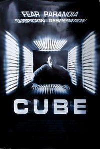 Cuadro en lienzo Cubo Movie Poster