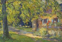 Cucuel Edward Fruhlingsgarten In Starnberg Ca. 1920 canvas print