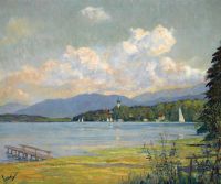 Cucuel Edward Lake Starnberg canvas print