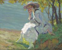 Cucuel Edward Summer Dreaming Ca. 1911 12 canvas print