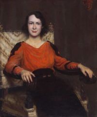 Curran Charles Courtney Portrait Of Nina Clemens Gabrilowitsch 1934 canvas print