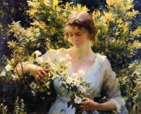 Curran Charles Courtney Summer Morning 1915 canvas print
