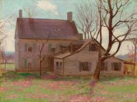 كوران تشارلز كورتني The Ralph Mead House Quaker Ridge Farm Greenwich Connecticut 1896