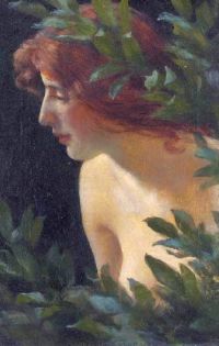 Curran Charles Courtney Wood Nymph Study
