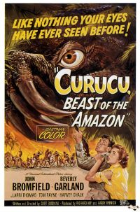 아마존 1956년 영화 포스터의 쿠루쿠 야수