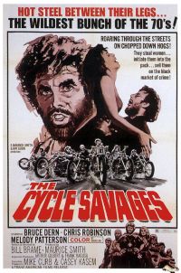 Poster del film Cycle Savages 1969 stampa su tela
