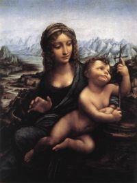 Da Vinci Madonna With The Yarnwinder After 1510 canvas print