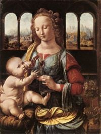 Da Vinci The Madonna Of The Carnation