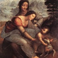Da Vinci De Maagd en Kind met St Anne