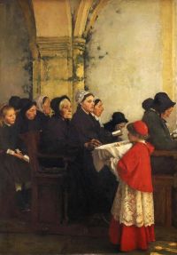 Dagnan Bouveret Pascal Adolphe Jean The Blessed Bread canvas print