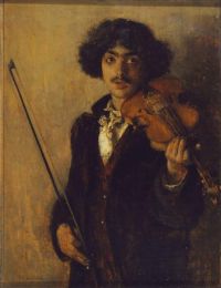 Dagnan Bouveret Pascal Adolphe Jean The Musician 1884