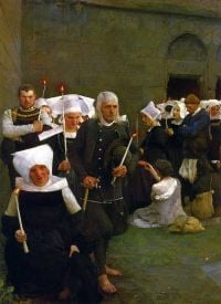 Dagnan Bouveret Pascal Adolphe Jean The Pardon In Brittany 1886