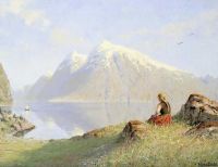 Dahl Hans Summer In The Fjords canvas print