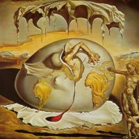 Dali Geopoliticus Child Watching The Birth Of The New Man