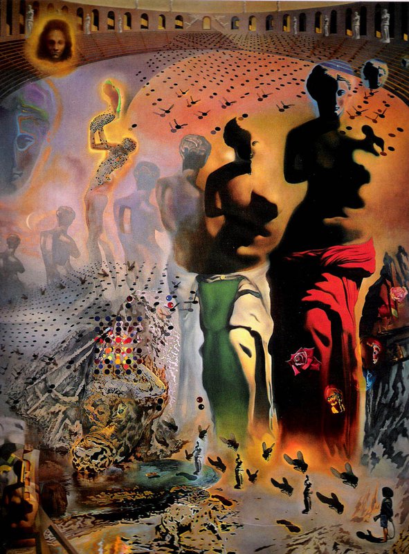 Dali The Hallucinogenic Toreador canvas print