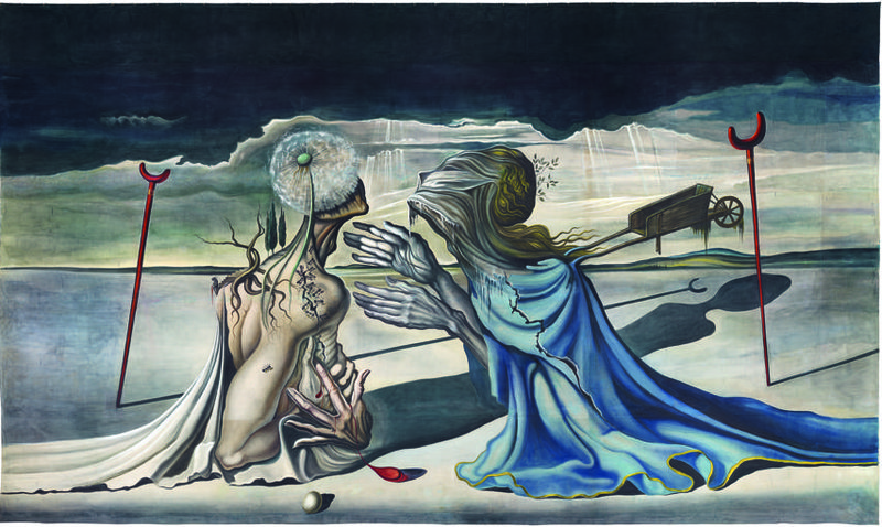 Dali Tristan And Isold canvas print