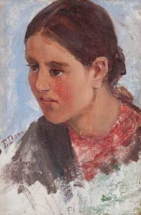 Danielson Gambogi Elin Portrait Of A Girl canvas print