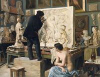 Dantan Edouard Joseph My Father S Studio 1881