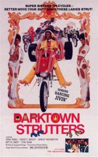 Poster del film Darktown Strutters stampa su tela