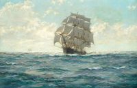 Dawson Montague At Full Sail On The High Seas canvas print