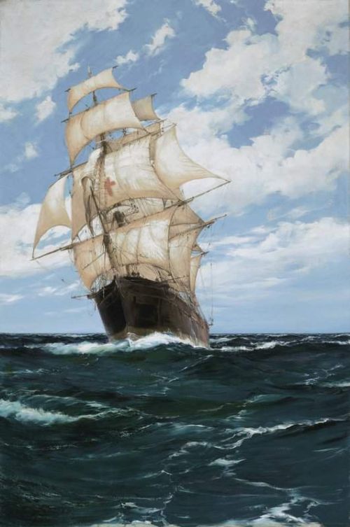 Dawson Montague Clipper Ship Dreadnought canvas print