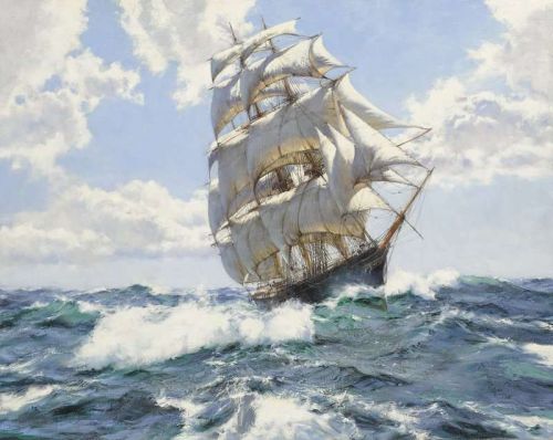 Dawson Montague Fresh Winds High Seas canvas print